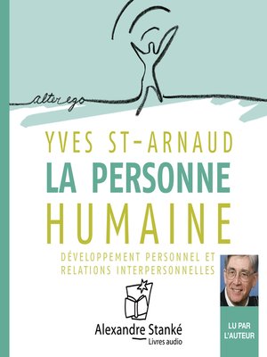 cover image of La personne humaine